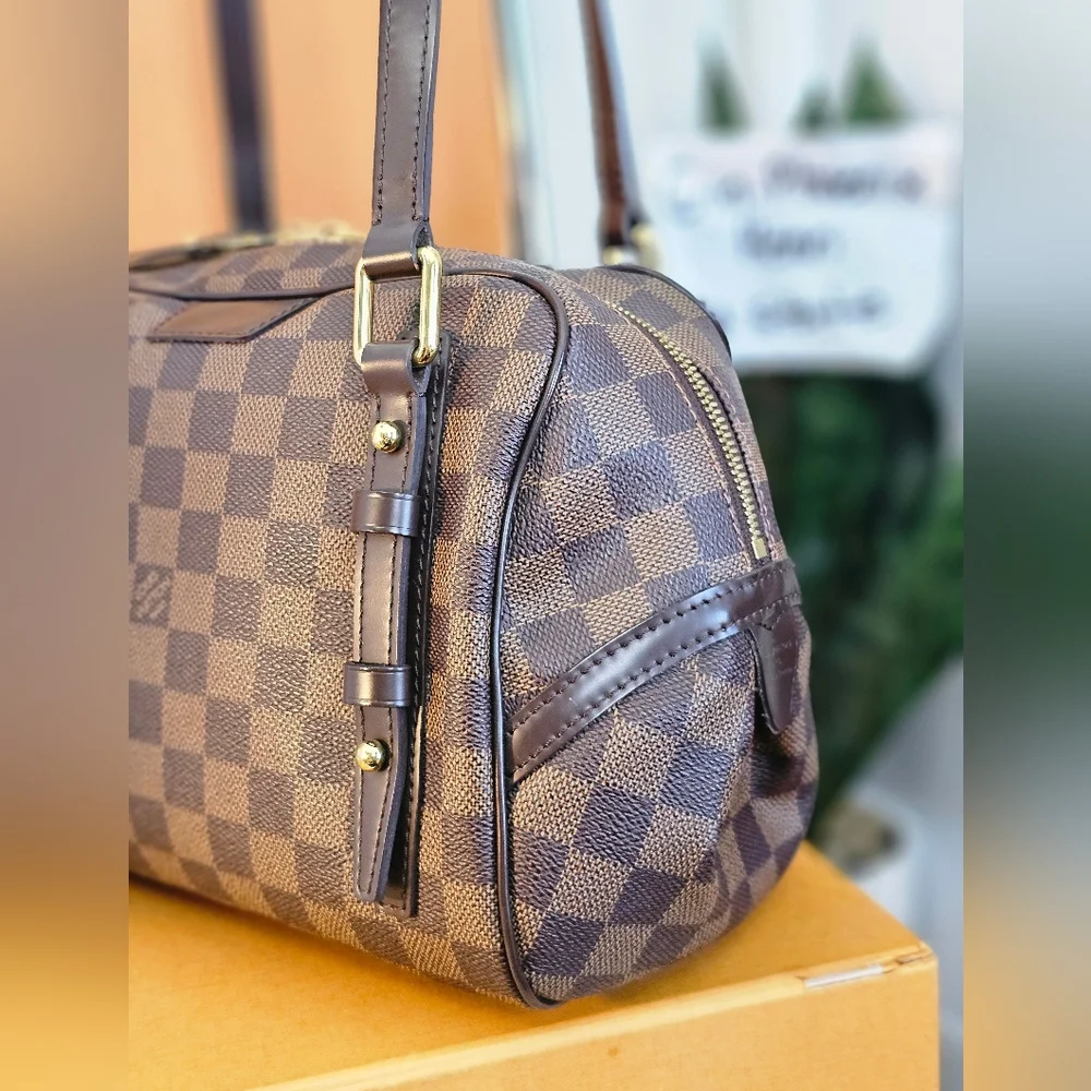 Complete Set "Giftable" Louis Vuitton Shoulder Bag Damier Ebene - Picture 3 of 16